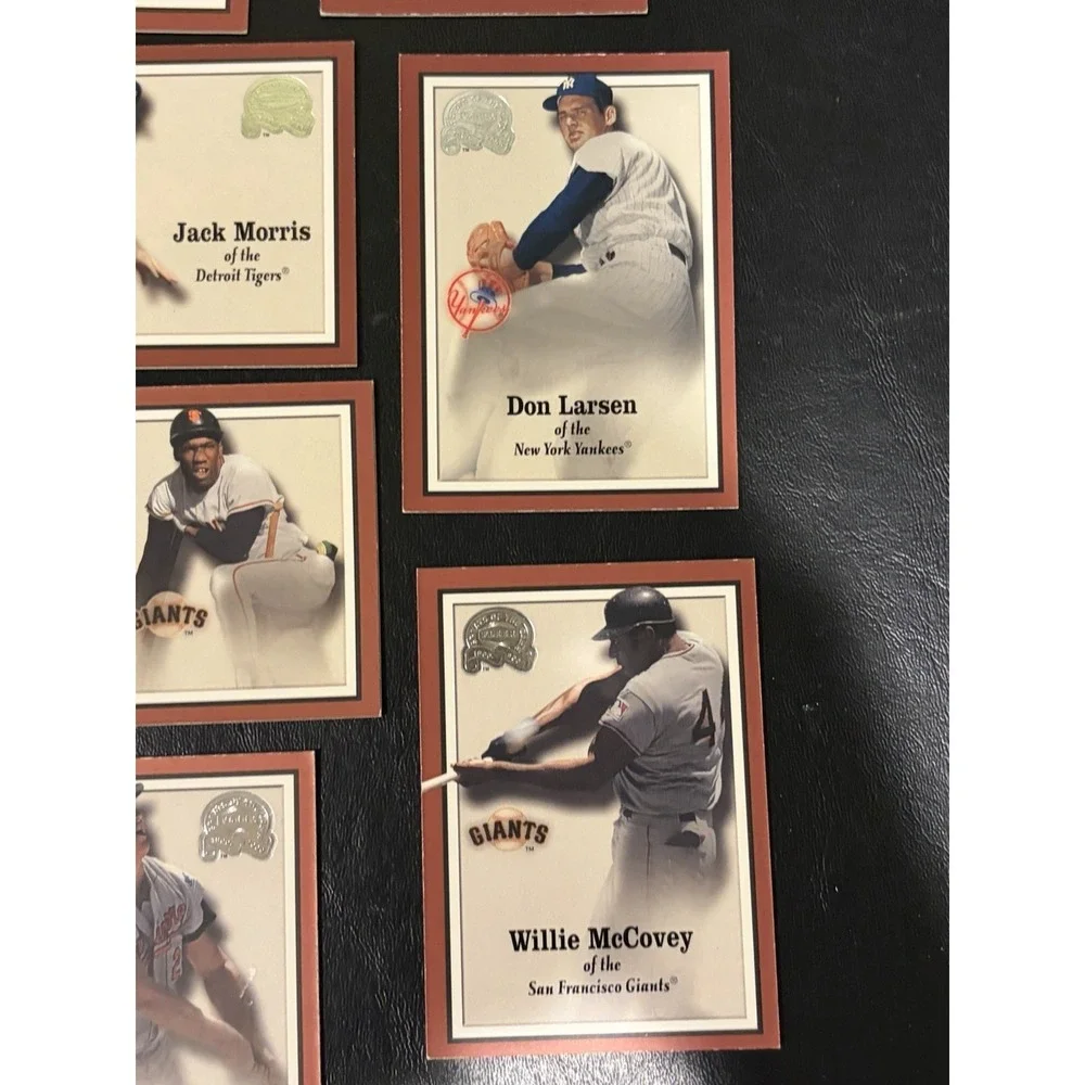 2001 Fleer Greats of the Game Baseball Lot (11) - Bonds, Guidry, John